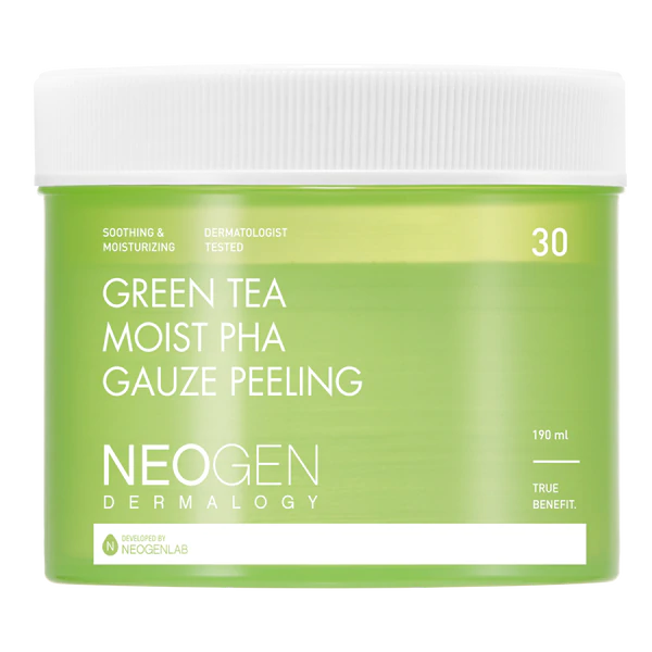 Green Tea Moist PHA Gauze Peeling (30 Pad)